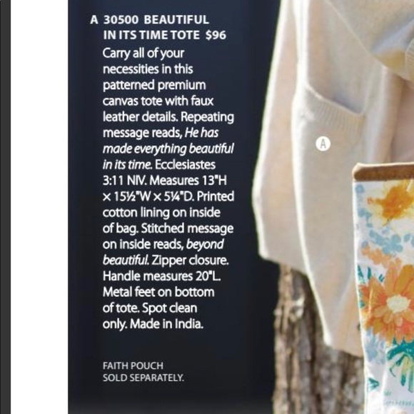 Mary and Martha Tote - Brand New - Picture 1 of 5